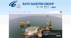 Desktop Screenshot of bayumaritim.com